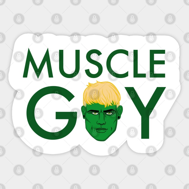 Muscle Gay Sticker by ChangoATX